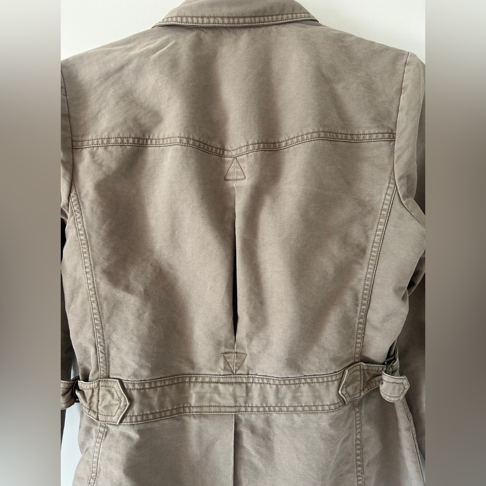 J.Crew Field Utility Jacket Green Military Safari Coat Size Small - Picture 8 of 9